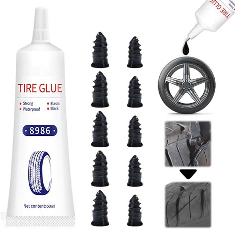 Amazon.com: Taoanlo Tire Repair Kit, Tire Repair Nail, Tire Screw Plug ...