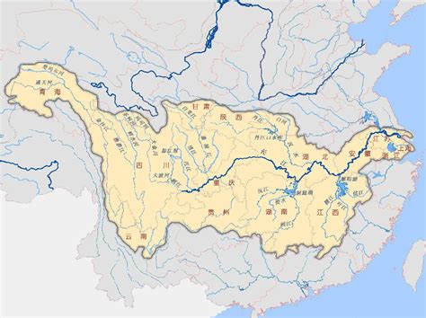 Map Of Asia Yangtze River