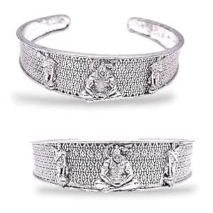 Buy Set Of 2 Unisex Adjustable Lock Free God Lord Mahavir Mahabali Shri ...