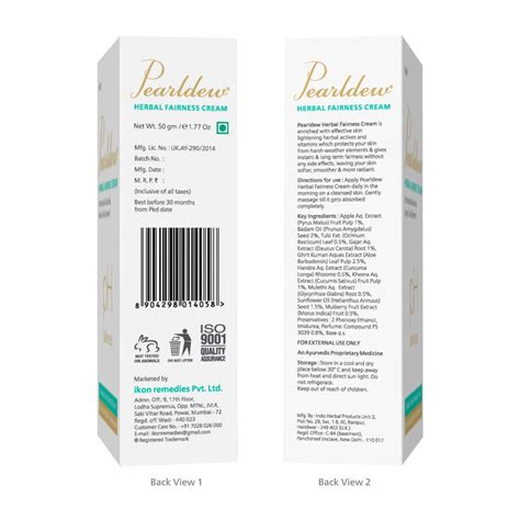 Buy PEARLDEW HERBAL FAIRNESS CREAM 50 GM | WITH APPLE & MULBERRY | ALL ...