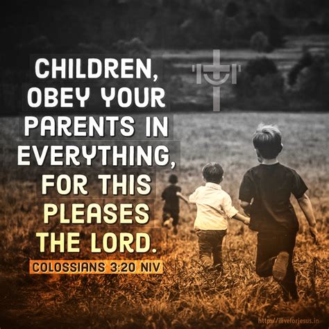Obey your Parents - I Live For JESUS
