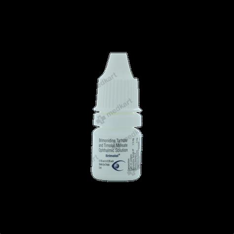 BRIMOLOL EYE DROPS 5 ML Price, Uses, Side Effects & Substitutes | Medkart