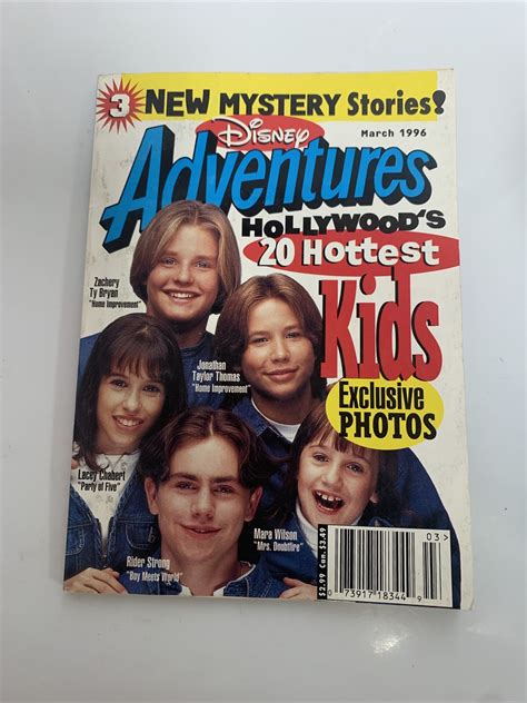 Disney Adventures magazine March 1996 Hollywoods 20 Hottest Kids | eBay