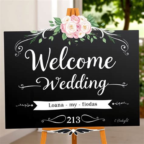 40 Wedding Welcome Sign Ideas for A Memorable Entrance