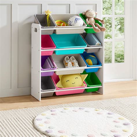 4-Tier Kids Toy Organizer Stand