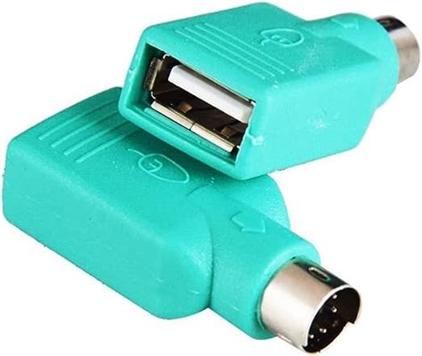 Ruhza PS2 to USB Adapter, PS/2 Male to USB 2.0 Female Port M/F Adapter ...