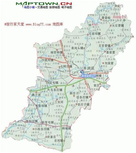 唐山及各县地图展示_地图分享