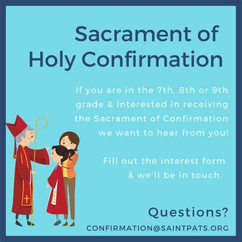 The Sacrament Of Confirmation