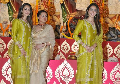 Kiara Advani slammed for wearing heels in Durga Pandal but Ayan Mukerji ...