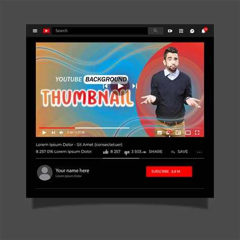Image result for Thumbnail YouTube Design Simple