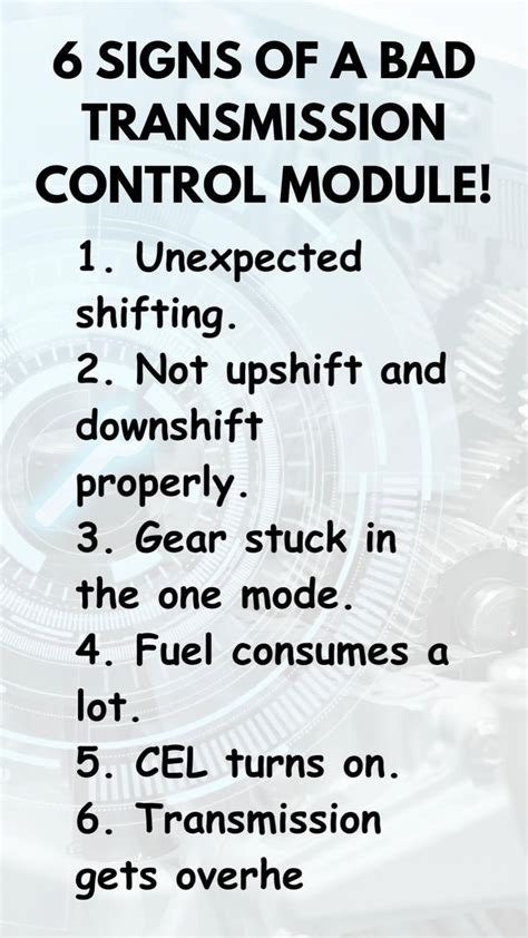 Image result for Bad Transmission Control Module