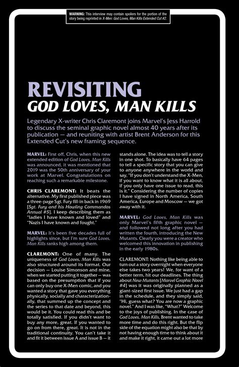 Read online X-Men: God Loves, Man Kills Extended Cut comic - Issue #1
