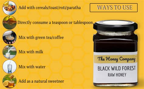 The Honey Company Black Wild Forest Raw Honey 350g – Himalayan Forest ...