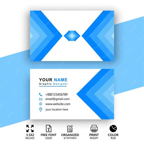 Professional Business Card Template 的图像结果