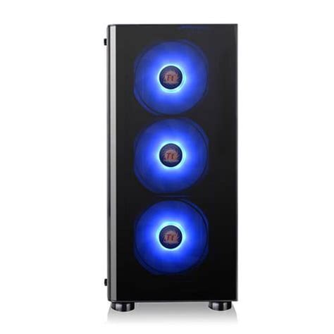 Thermaltake V200 RGB Tempered Glass Black | mdcomputers.in