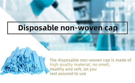 NUVO MEDSURG Disposable Nonwoven Bouffant Caps Hair Net for Hospital ...
