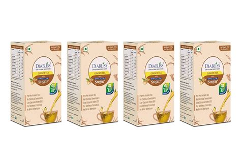 DiaBliss Herbal Diabetic Friendly Herbal Ginger Tea 10 Grams Sachet Box ...