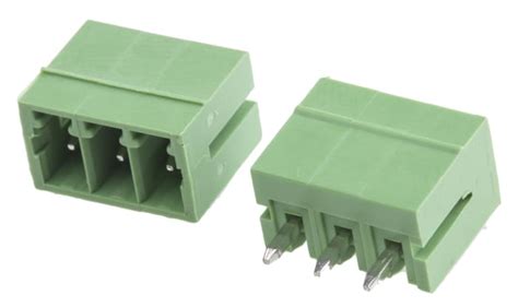 RS PRO | RS PRO, 3.5mm Pitch, 3 Way, , Pluggable Terminal Block, Header ...