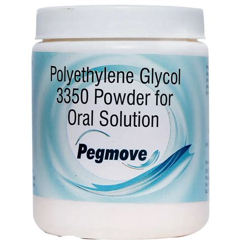 Pegmove Polyethylene Glycol 3350 Oral Solution Powder: View usage, side effects, price and ...