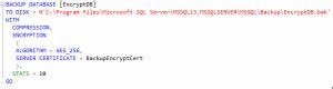 Image result for SQL Backup Encryption