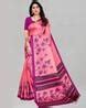 Buy Rose Pink Sarees for Women by SATRANI Online | Ajio.com