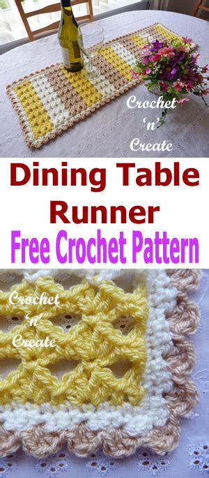 Image result for Dining Table Runner Crochet Pattern