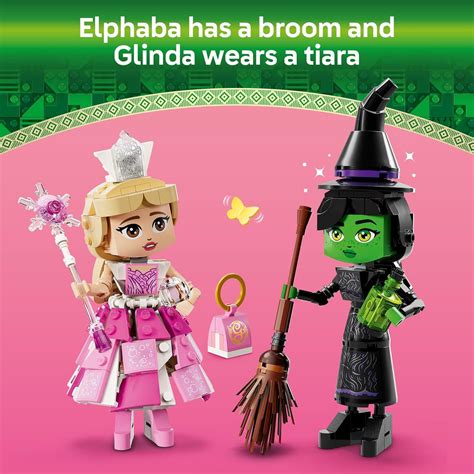 LEGO Wicked Elphaba & Glinda Figures Building Toys - India | Ubuy