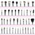 Cuffs N Lashes Brushes Set Of 44 (With Holder) – CUFFS N LASHES