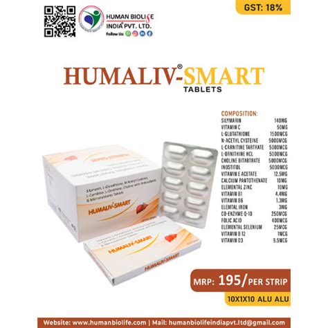 HUMALIV SMART Tablets Human Biolife India Pvt. Ltd.