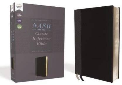 NASB, Classic Reference Bible, Leathersoft, Black, Red Letter, 1995 ...
