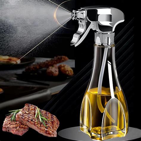 Amazon.com: HISECOO Spray Bottle,240ml Olive Oil Sprayer for Cooking ...