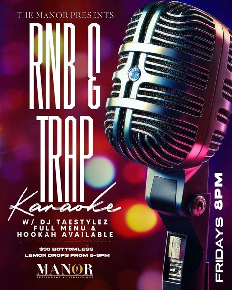 🎤🔥 RNB & TRAP KARAOKE NIGHT! 🔥🎤, 924 N Charles Street, Baltimore, MD ...