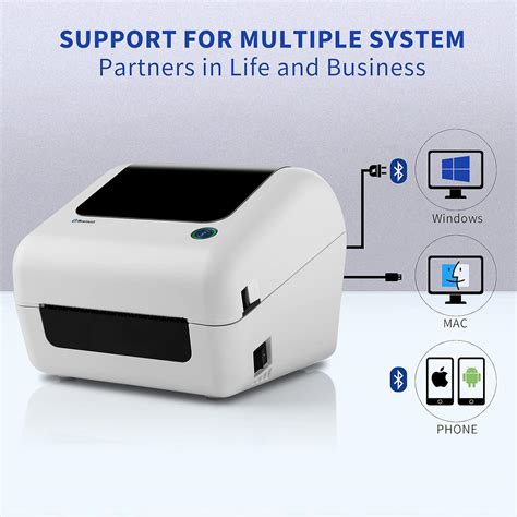 Buy JADENS Bluetooth Thermal Label Printer - Shipping Label Printer for ...