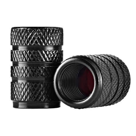 Valve Stems & Caps For Ford F-100 100-Pack Black Plastic Tire Valve Stem Caps - TRW Brand ...