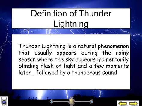 Thunder lightning (describe) | PPTX