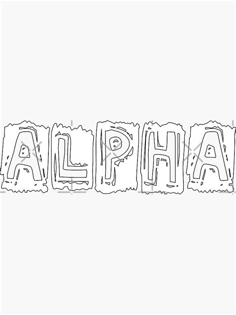 Alpha Sign Sticker 的图像结果