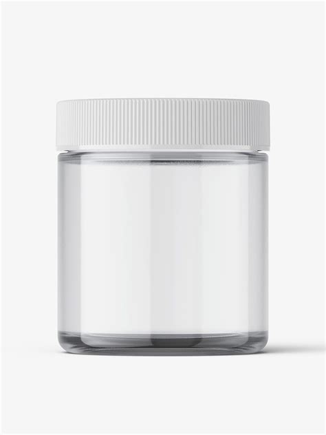 Clear jar mockup - Mockups Design