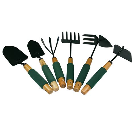Six-Piece Wooden Handles Flower Planting Potted Pruning Garden Tool Set - Garden Tool and Tool Set