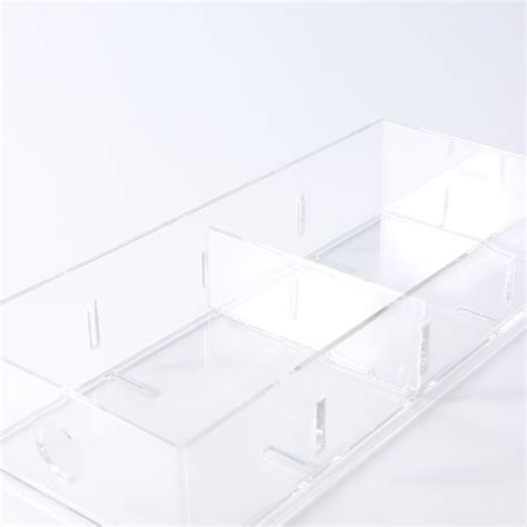 P) Acrylic storage box 6 drawers / Partition