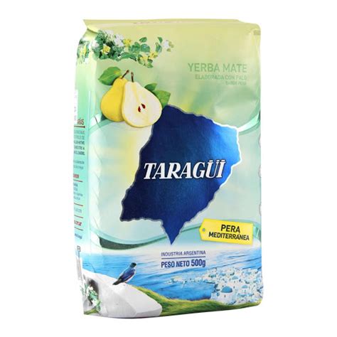 Yerba Mate Taragüí Pera del Mediterráneo 500gr - Productos Argentinos ...