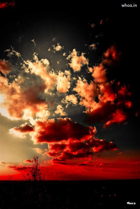 Red Cloud Wallpaper For Mobile