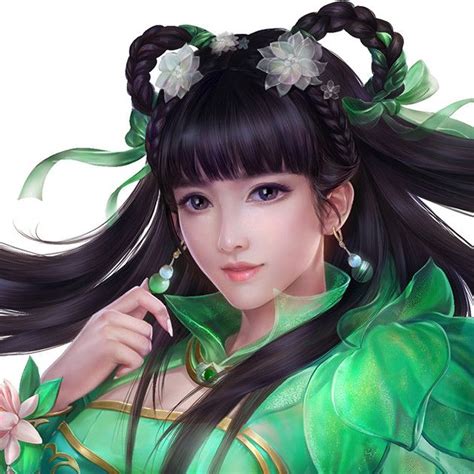 诛仙-碧瑶, puppet wj on ArtStation at https://www.artstation.com/artwork ...