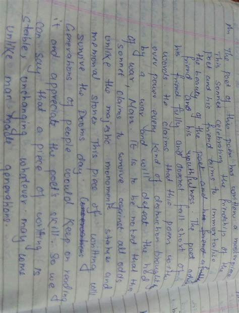 Where is hyperbole used in the poem "not marble nor the gilded ...