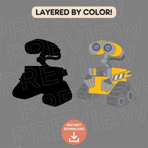 Buy Wall-e Vector SVG WALL-E Svg Disneyland Ears SVG Vector in Online ...