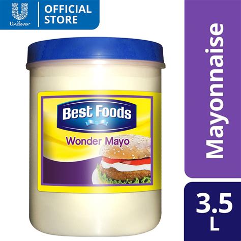 Best Foods Mayonnaise Wonder Mayo 3.5L | Shopee Philippines