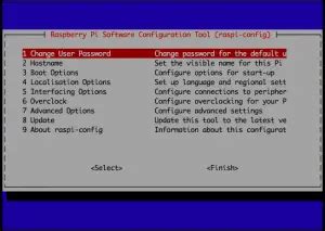 Image result for Raspberry Pi Config Menu