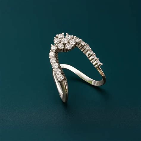 Women’s Pure Silver Vanki Ring with Antique Finish | The Velvet Box
