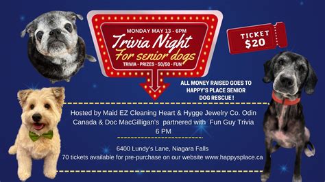 Trivia Night for Happys Senior Dog Rescue @ Doc Magilligans with Fun ...