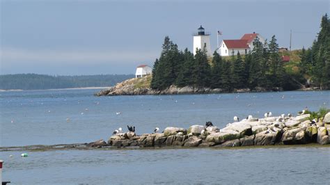#Lighthouse at Swan's Island, #Maine http://dennisharper.lnf.com ...