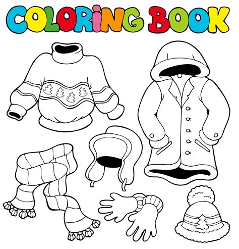 Clothes Coloring Worksheet 的图像结果